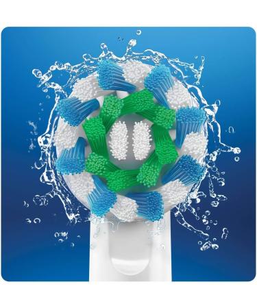 Oral-B CrossAction Brush Heads with Bacterial Protection - 8+2 Pack - White - Buy Online on GoSupps.com