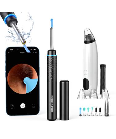 BEBIRDPRO Ear Wax Removal Tool Safely Cleaning Ear Canal at Home Ear Cleaner with HD Camera and 6 LED Lights  Ear Camera and Wax Remover for iOS  Android Smart Phones M9  Black