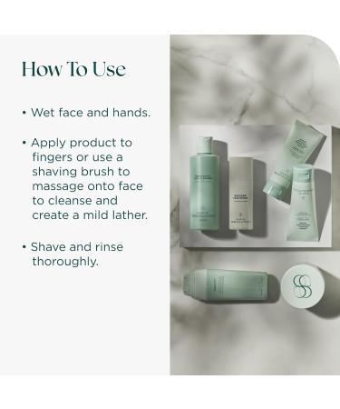 Marini SkinSolutions Shave & Cleansing Gel - Cleanses Soothes Skin Increases Glide & Reduces Irritation - Cruelty Free - Made in the USA - 6 fl oz - Buy Online on GoSupps.com