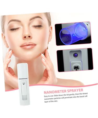 CANIGHT 4pcs Nano Spray Bottle Handheld Facial Mister Mini Face Mister Facial Sprayer Face Humidifier White - Buy Online on GoSupps.com