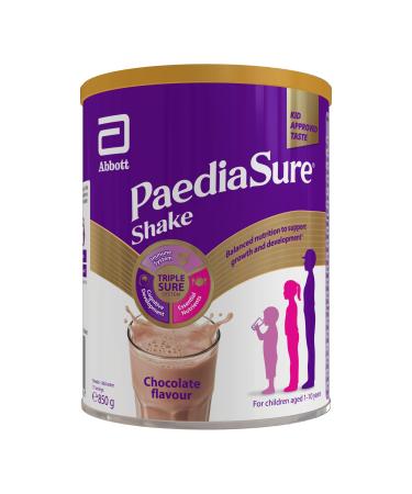 PaediaSure Shake Balanced Nutritional Supplement Drink Multivitamin for Kids with Protein Carbohydrates Essential Fatty Acids and Minerals to Support Growth and Development 850g Chocolate Flavour