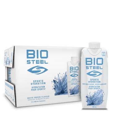BioSteel Sports Drink Sugar-Free with Essential Electrolytes White Freeze 500ml 12-Pack