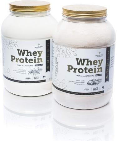 Whey Protein 1kg | 100% Natural Vanilla | No Added Sugar or Dyes | Premium Quality 1 Pack - Buy Online on GoSupps.com