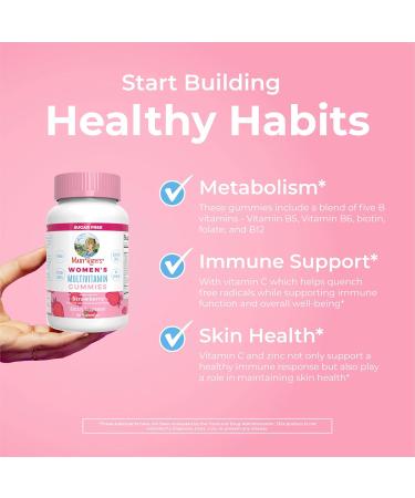 MaryRuth Organics Prenatal Postnatal Multivitamin Gummies (Strawberry) & Women's | USDA Organic | Vitamins for Breastfeeding Beauty & Immunity | Vegan No Gelatin - Buy Online on GoSupps.com