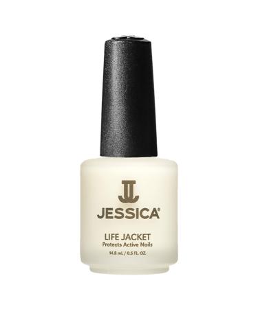 JESSICA Life Jacket Nail Polish Base Coat for Active Nails 14.8 ml