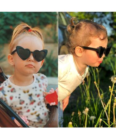 Long Keeper Kids Unbreakable Polarized Sunglasses for Baby Toddler Children - Pink+Black - Buy Online on GoSupps.com