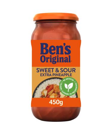 Ben's Original Sweet and Sour Sauce with extra Pineapple 450 g 450 g (Pack of 1) Sweet & Sour Extra Pineapple