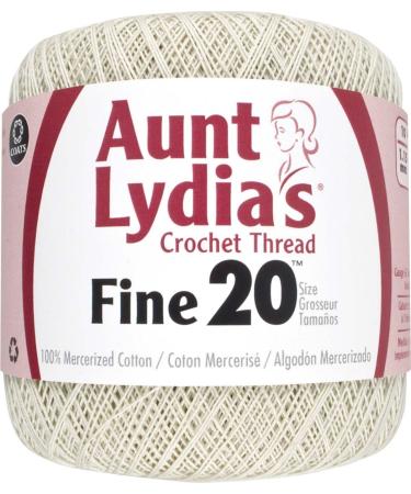 Coats Crochet Fine Thread 20 - Natural Color | Premium Quality Crochet Thread - Buy Online on GoSupps.com