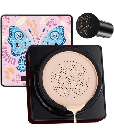 Richolyn CC Cream Foundation | Mushroomhead Air Cushion BB Cream - Moisturizing Long-Lasting Coverage for Blemishes | Shade 02 Ivory White - Buy Online on GoSupps.com