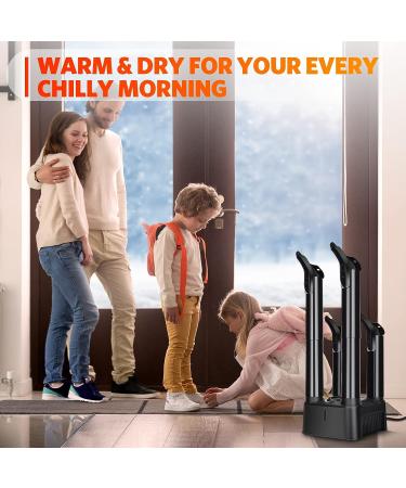 Electric Boot Dryer - Super Quiet 180 Mins Timer, Space-Saving & Quick Drying for Shoes, Boots, Gloves, Socks - Buy Online on GoSupps.com