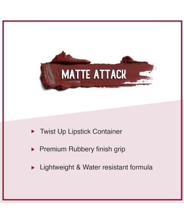 SUGAR Cosmetics Matte Attack Transferproof Lipstick - 05 Tan Halen (Chocolate Brown) 2g - Buy Online on GoSupps.com