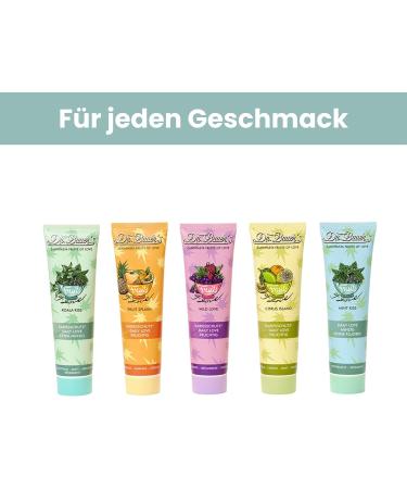  Dr. Bauer's Dr. Bauer's Fruits of Love Mint Kiss Toothpaste 90ml (Fluoride Free) - Buy Online on GoSupps.com