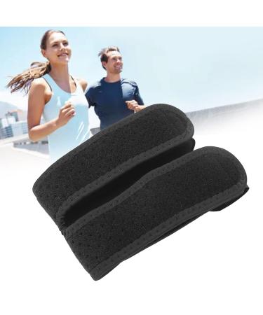 ZJchao Adjustable Patella Knee Strap - Breathable Fabric Silicone Support for Running Cycling Fitness & Yoga - Perfect for Ball Sports (Black - Buy Online on GoSupps.com