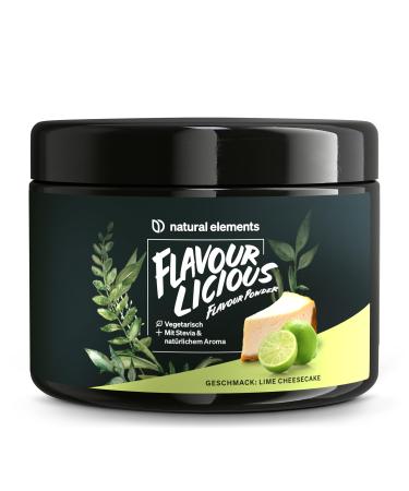 Flavourlicious Lime Cheesecake - 200 g taste powder - 7 kcal per portion (3G) - Flavor powder without sucralose - natural flavors sweetness from stevia - produced in Germany