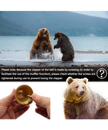 Solid Brass Bear Bell with Whistle for Hiking, Biking, Fishing & Climbing - Buy Online on GoSupps.com