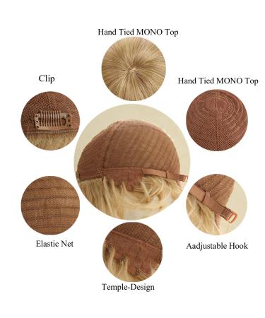 Asifen Short Layered Wigs with Side Bangs - Premium Human Hair Wigs for Women | International Shipping - Buy Online on GoSupps.com