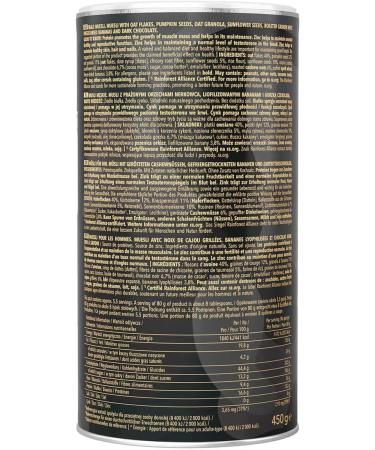 OneDayMore Muesli Chocolat pour Lui | 3 x 450 g de flocons d avoine | Muesli v g talien avec bananes | Collations fruit es 100% naturelles | Sans sucre ajout sans huile de palme - Buy Online on GoSupps.com