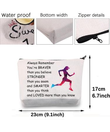 Running Lover Gifts | Inspirational Runner Bag & Cosmetics Organizer for Women | Perfect Cross Country Running Gift - Buy Online on GoSupps.com