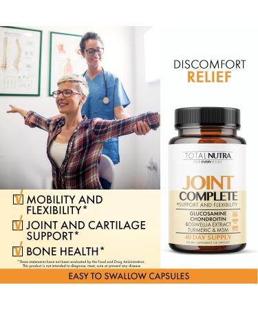 Glucosamine Chondroitin MSM Turmeric 2100mg Advanced Joint Support Capsules for Enhanced Mobility & Bone Health | Best Supplement for Adults - Buy Online on GoSupps.com