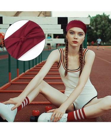 Tshaoun 4-Piece Breathable Hair Bands for Women - Elastic Hair Ties in 4 Colors for Yoga Running and Daily Use - Buy Online on GoSupps.com