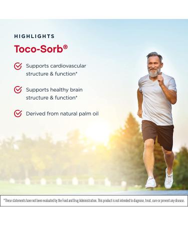 Jarrow Formulas Toco-Sorb: Mixed Tocotrienols & Vitamin E - 60 Softgels for Optimal Health - Buy Online on GoSupps.com