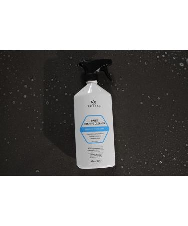 TriNova Granite Cleaner and Polish - Enhances Shine, Streak-Free Formula for Countertops, Marble, Stone, Bathroom, Kitchen Islands - Buy Online on GoSupps.com