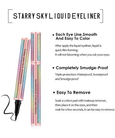 HOUSN Eyeliner Pencil Waterproof Liquid Eyeliner Long Lasting Smudge-proof 24H Hold - Black - Buy Online on GoSupps.com