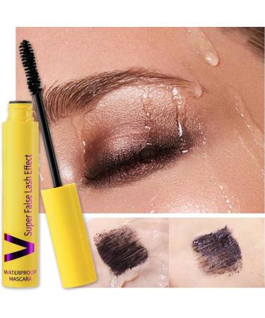 Beliky Girl Black mascara with telescopic snake eyelashes waving and compacting can be extended quickly and easily long lasting and removes makeup yellow - Buy Online on GoSupps.com