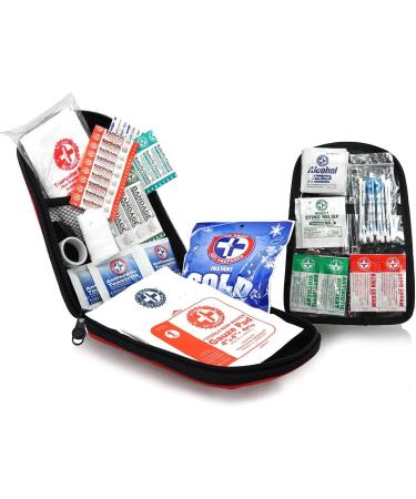 125pc Emergency First Aid Kit for Home, Office, Car, School - FSA HSA Eligible - Buy Online on GoSupps.com