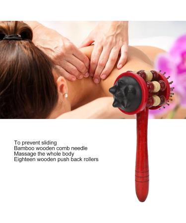 Manual Massage Hammer | Fascia Massage Roller for Trigger Points | Double Size Head & Back Massager for Home & Office Relief - Buy Online on GoSupps.com