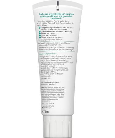 Lavera Toothpaste Sensitive & Repair - 24h Protection for Sensitive Teeth - Organic Vegan Natural Cosmetics - 75ml - Buy Online on GoSupps.com