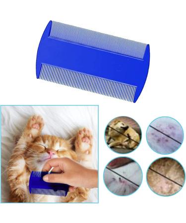 Flea Lice Comb 2 Pack Pet Flea Comb Set Cat Dog Flea Lice Tear Stain Remover Combs Fine Tooth Grooming Removal Tool for Removing Flea Egg Mites Ticks Dandruff Flakes - Buy Online on GoSupps.com