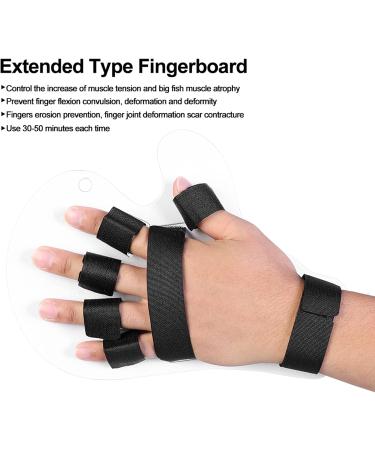 Buy Brrnoo Finger Orthotics - Extended Type Fingerboard Stroke Hand Splint for Spasticity Support | Finger Training Equipment (White) - International Shipping Available - Buy Online on GoSupps.com