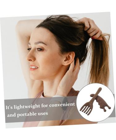 Vaguelly 2pi ces Peigne Grattoir Pour Chevelu Bois De Santal Masseur Chevelu Avec Conception De Grattage Nez Pour Soin Capillaire Quotidien - Buy Online on GoSupps.com