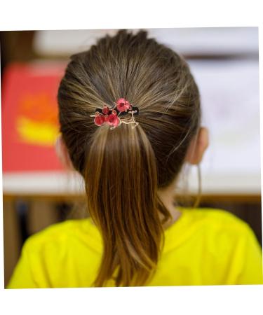 LALAFINA Hair Tie Hair Accessories for Women for Girls Hair Ribbons for Girls Flower Hair Elastics Chiffon Hair Band Womens Scarfs Multi-functional Hair Scrunchies Scarf Scrunchies - Buy Online on GoSupps.com