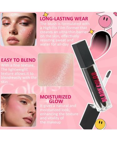 Blush For Cheeks Cream Blush Makeup | Color Changing Lip Spot 5ml Natural Lightweight Makeup for Silky Cheeks for Travel Eyes Face Lips - Buy Online on GoSupps.com