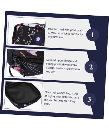 Buy Gleavi 3-Pack Aunts Towel-Keeping Bags | Stylish Wallets for Girls - Ideal for Period Pads ID Money and Diapers - Perfect Zip Pocket Nylon Bags - Buy Online on GoSupps.com