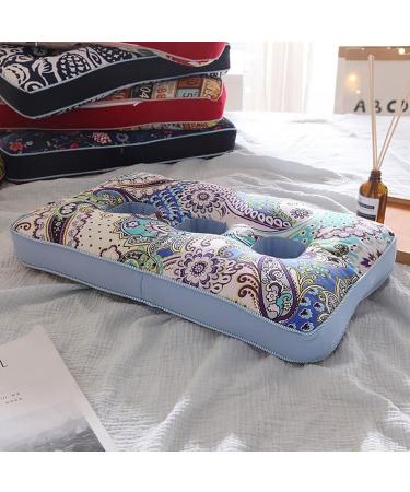 Ear Piercing Pillow for Side Sleepers Pillows with Holes for Ear Pain Bedridden patient's Side Pillow Invisible Zipper Design Removable for Cleaning for The Elderly and bedridden Patients (A) - Buy Online on GoSupps.com