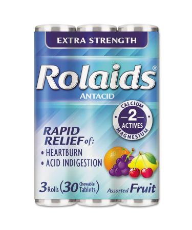 Rolaids Ex Strngth Tabs F Size 3x10c Rolaids Extra Strength Tablets Fruit 3x10ct