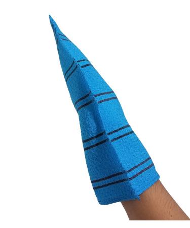 SongWol Korean Beauty Skin X-Large Viscos Exfoliating Bath Towel Gloves Strong Scrub Wash Clothes (3 pack)