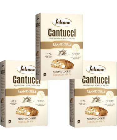 Falcone Almond Cantucci 200g Pack of 3 - Mandorle Cantuccini - Buy Online on GoSupps.com