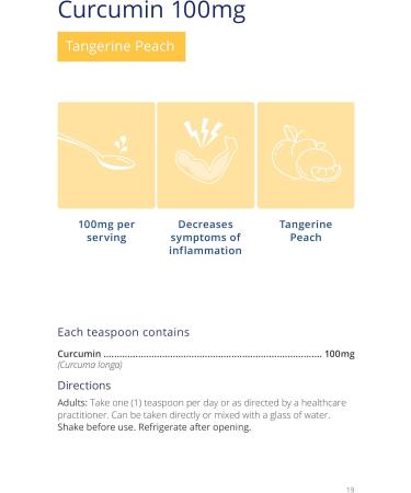 CanPrev - Curcumin 100 Liposomal 225ml Liquid - Provides Antioxidants - Rapid and Sustained Uptake - Peach Flavour - Buy Online on GoSupps.com