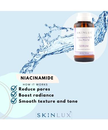 Niacinamide 10% + Zinc PCA 1% Skin Care Serum - Hydrating & Brightening - 1 FL OZ (30ml) - International Shipping Available - Buy Online on GoSupps.com