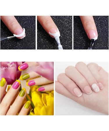 LABOTA 1800+ French Manicure Nail Stickers - 60 Designs DIY Nail Art Tips Guides Stencil Tools - 48 Sheets - Buy Online on GoSupps.com