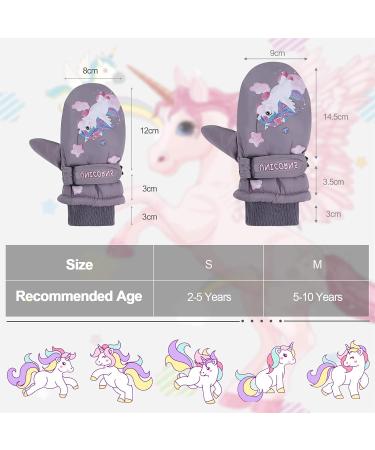 Jnuyisw Children's Ski Gloves | Waterproof & Warm Winter Gloves for Ages 2-10 | Windproof Snow Gloves for Girls | Perfect for Skiing & Snowboarding - Buy Online on GoSupps.com
