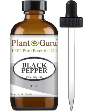 Black Pepper Essential Oil 4 oz Piper Nigrum 100% Pure Undiluted Therapeutic Grade.