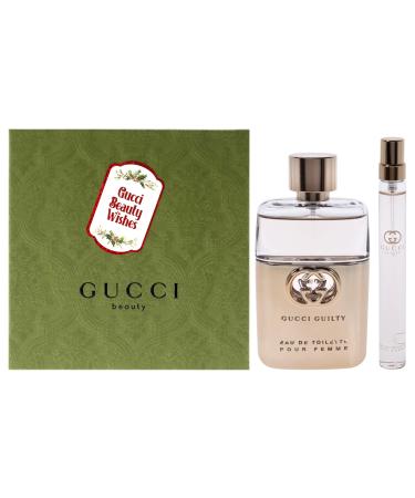 Gucci Guilty by Gucci for Women - 2 Pc Mini Gift Set 1.6oz EDT Spray 0.33oz EDT Spray
