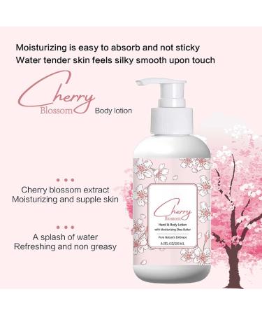 Cherry Blossom Body Lotion 250ml | Body Care for 24h Hydration | Moisturizer| Body Care | Skin Conditioner | Moisturizing Lotion - Buy Online on GoSupps.com