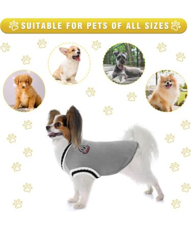 Dog Jumpers Dog Sweater Winter Dog Coats Dog Clothes Soft Warm Dogs Hoodies Dog Cat Knitted Pet Costume Jacket Vest Outfit for Cold Weather Apparel for Small Medium Large Dogs Puppy Indoor Outdoor (L) - Buy Online on GoSupps.com