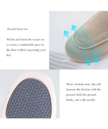 Yytcsjz Diabetic Shoes for Men - Orthopedic Wide Footwear for Edema, Arthritis, Swollen Feet - Breathable Hospital Shoes - Size 12 - Buy Online on GoSupps.com